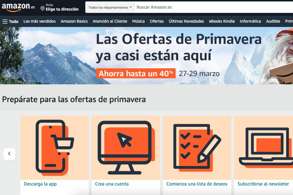 Ofertas de Primavera Amazon